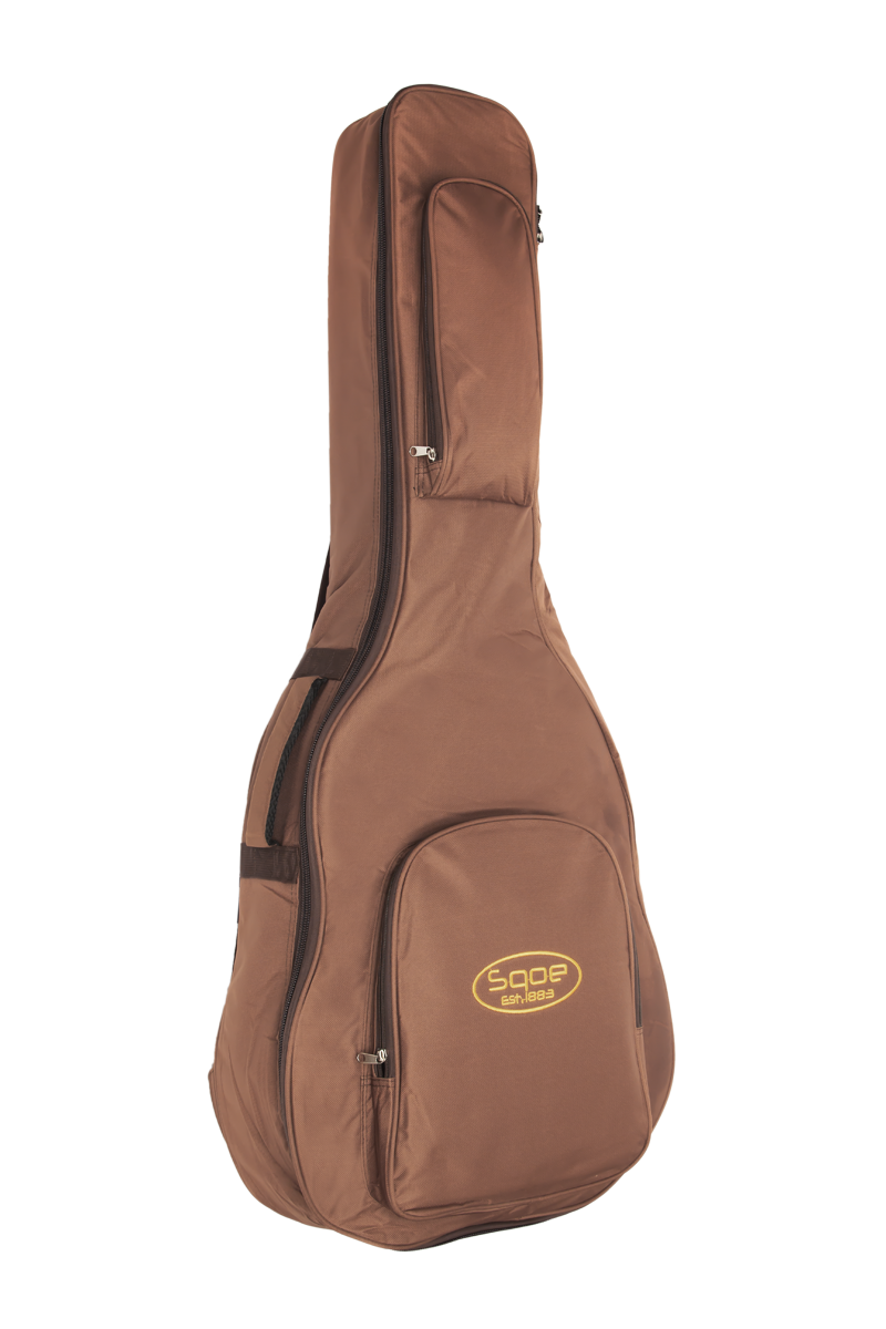 SQOE Qb-mb-15mm 41 brown Чехол для акустической гитары 41'' с утеплителем 15мм