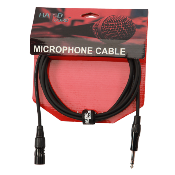 HardCord MSS-30 микрофонный кабель XLR(M)-Jack stereo 6,3mm  3m